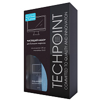 TechPoint Набор TECHPOINT арт. 2010 Large Screen cleaning set, 250ml gel + microfibre 25x25