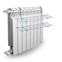 Сушилка для белья НИКА Сушилка Ника на радиатор СБ6-65/С серерб